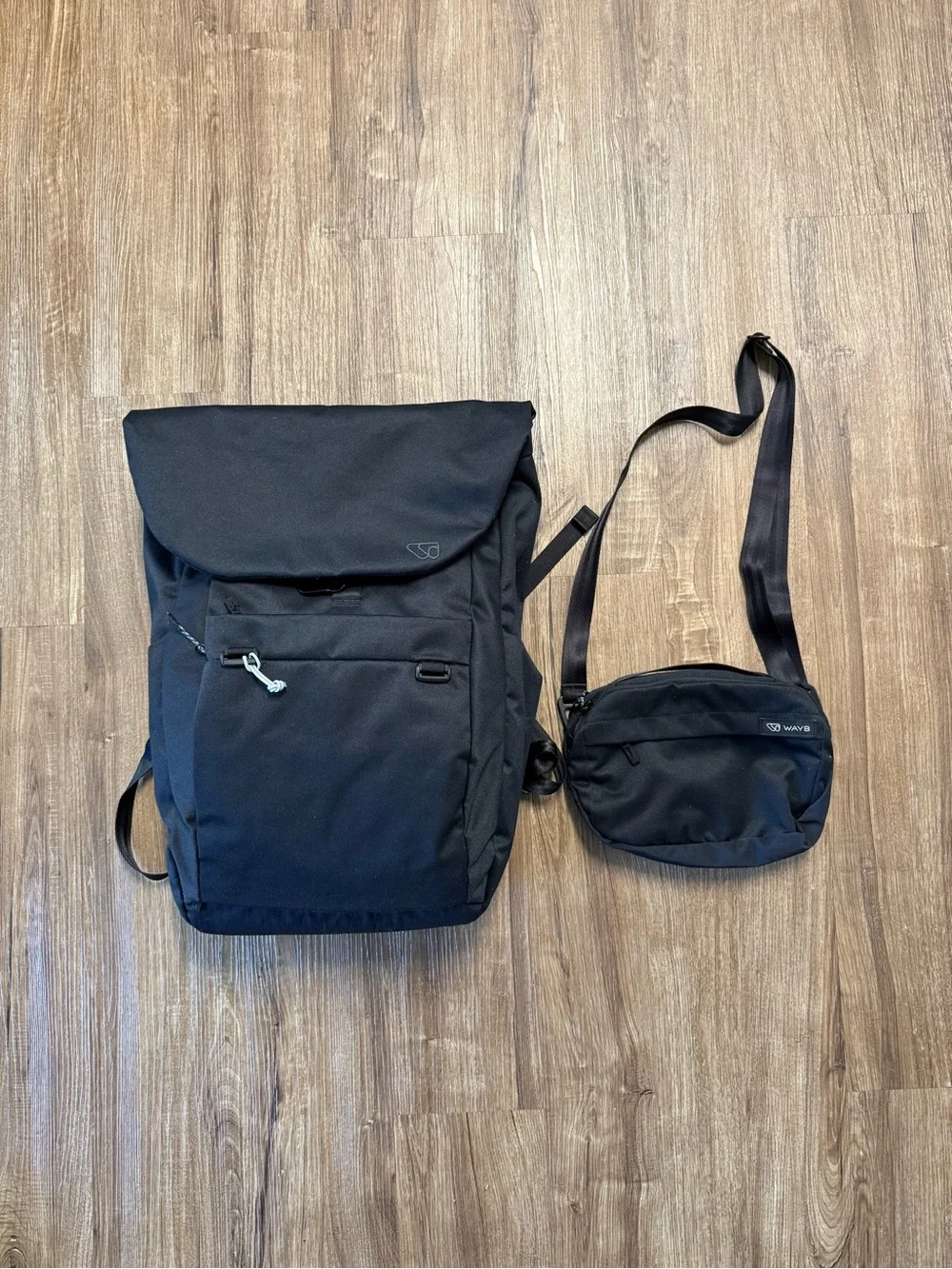 Wayb Road to Roam backpack and crossbody bag